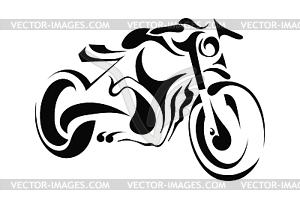 300x199 Harley Motorcycle Black And White Clipart