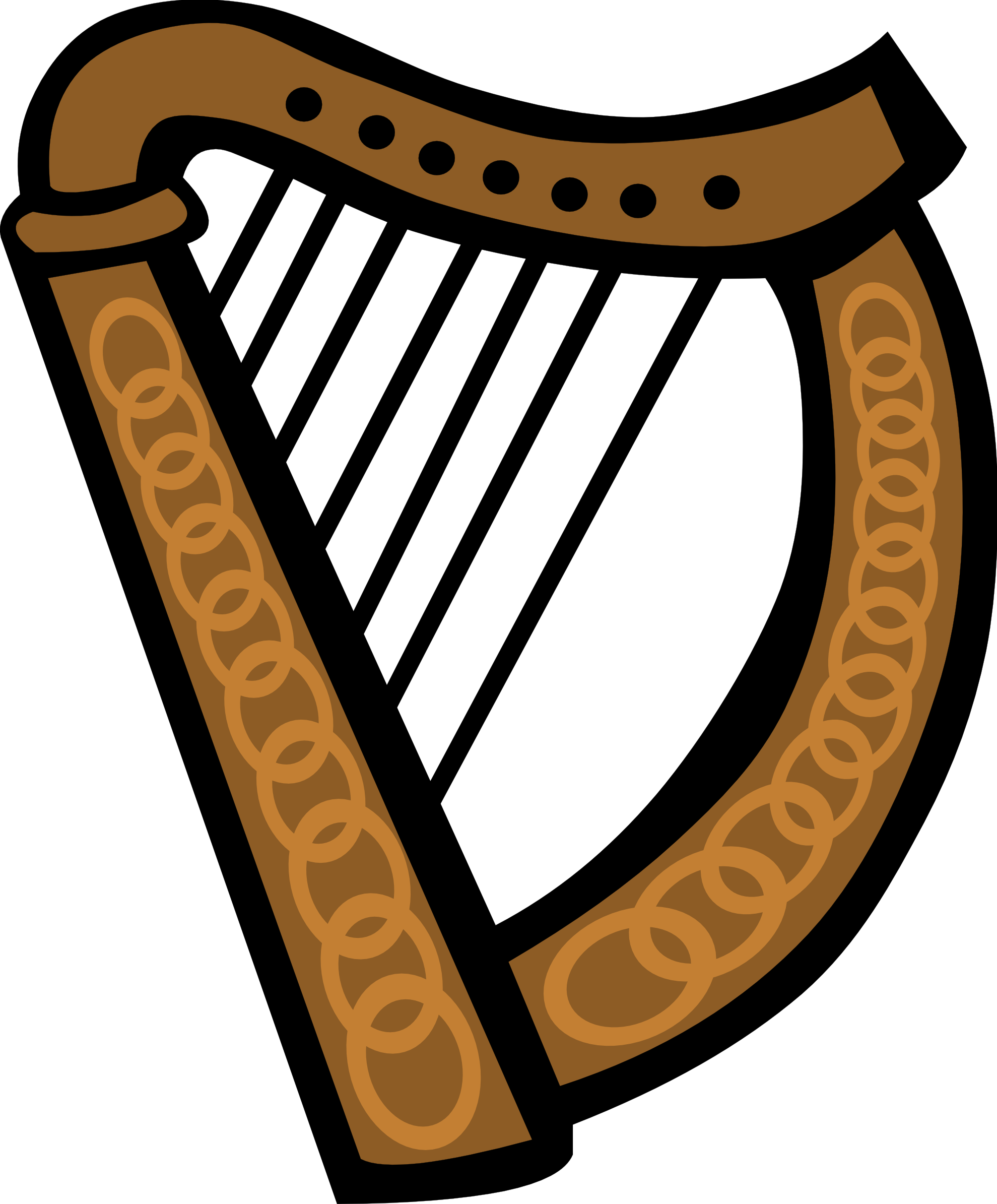 1979x2389 Harp Clipart 3