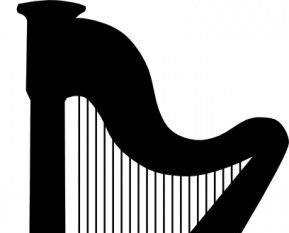 289x233 Harp Clipart Classic
