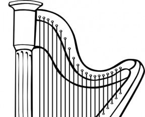 288x233 Celtic Harp Clip Art Free Vectors Ui Download