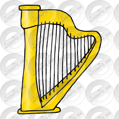 380x380 Golden Harp Picture For Classroom Therapy Use