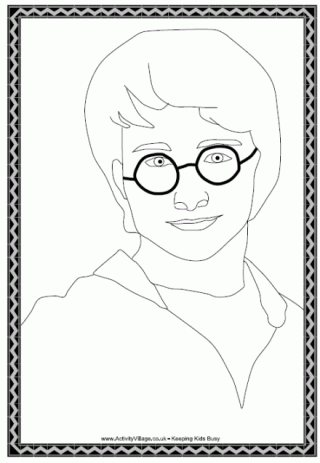 320x463 Harry Potter Colouring Pages