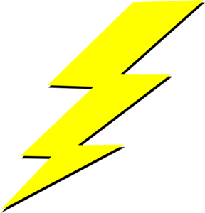 288x300 Lightening Bolt Clip Art