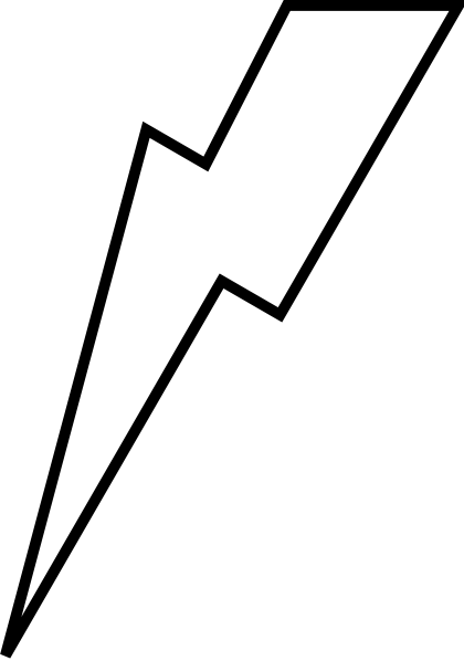 420x598 Lightening Bolt Clip Art