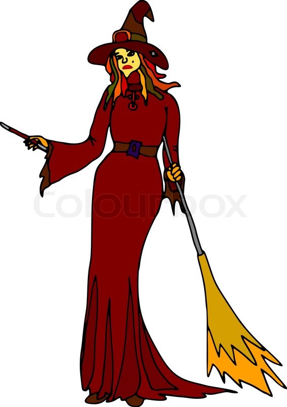 565x800 Witches Wand Clipart