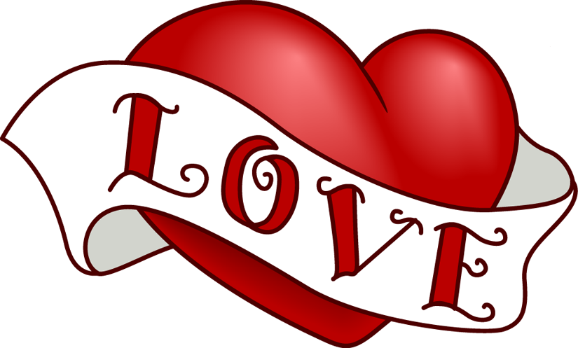 825x497 Hearts Clipart Heart Banner
