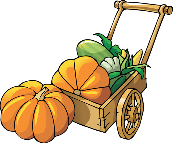 600x496 Harvest Moon Clipart Fall Pumpkin