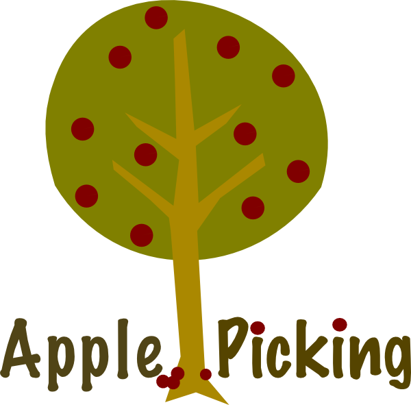 600x591 Apple Picking Tree Clip Art