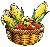 200x190 Harvest Moon Clipart Fall Vegetable