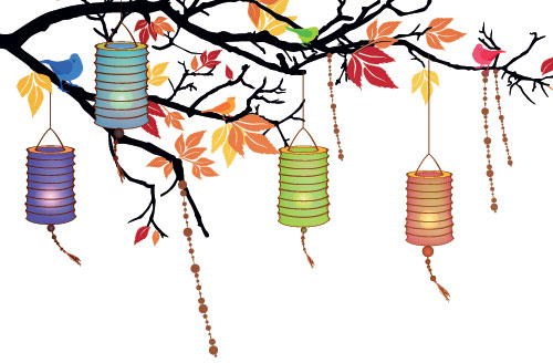 500x328 Lantern Clipart Harvest Moon