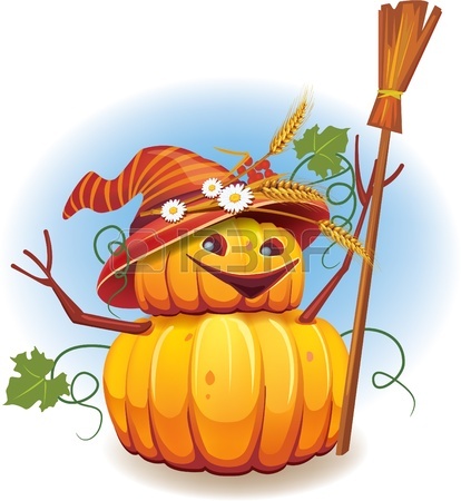 414x450 Template On A Theme On The Autumn Harvest Royalty Free Cliparts