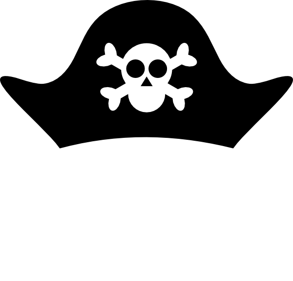 600x577 Free Pirate Clipart Black And White Image