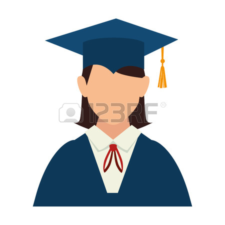 450x450 Woman Graduate Graduation Education University Achievement Hat