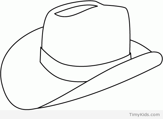 550x403 Delightful Design Cowboy Hat Coloring Page Cartoon Hats Free