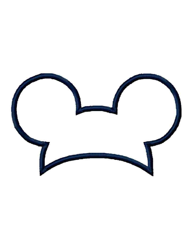 816x1056 Mickey Mouse Ears Hat Clip Art