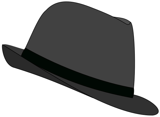 533x389 Fedora Hat Gray