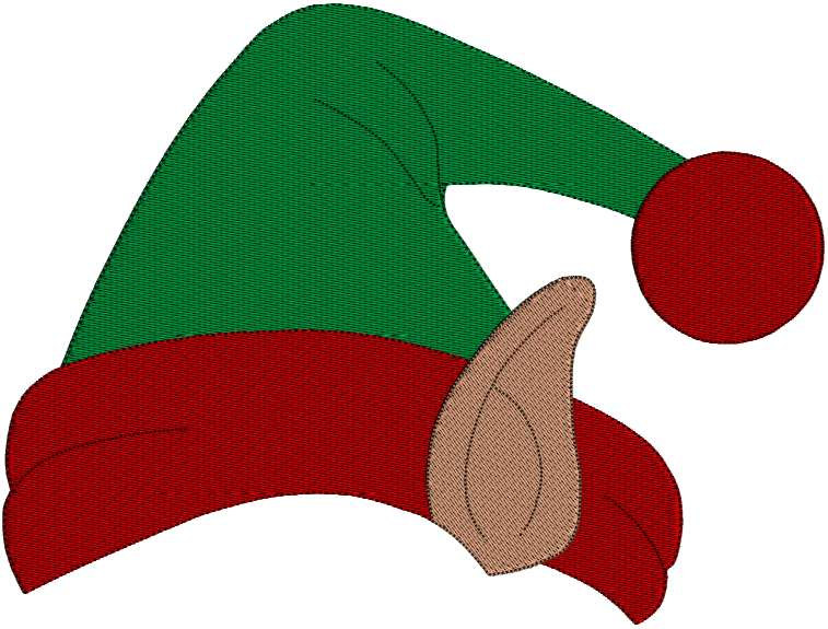 757x575 Elf Hat Transparent Clipart