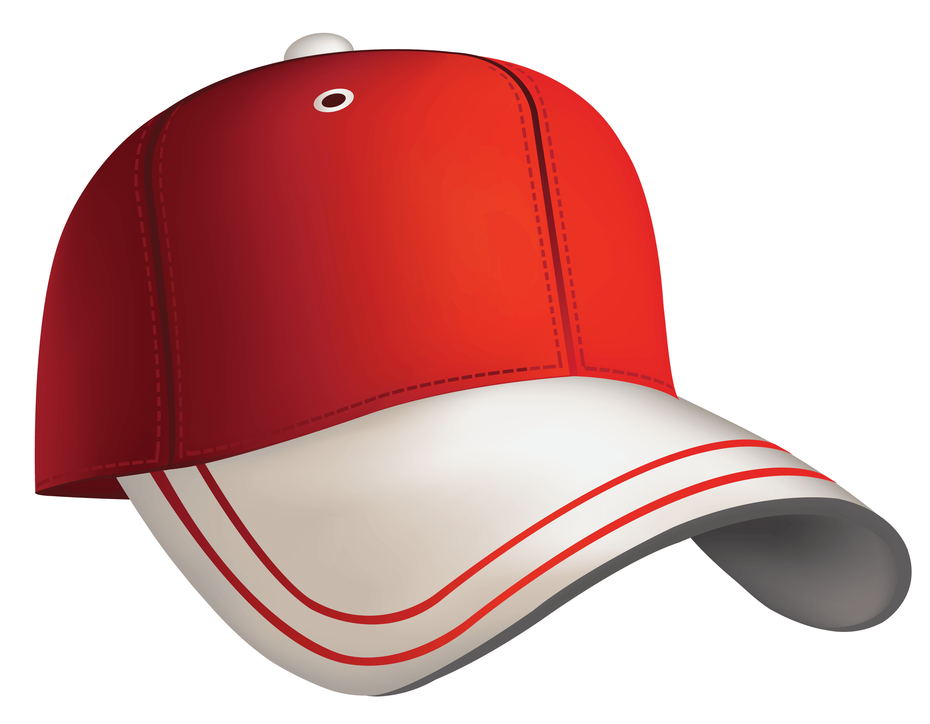 3000x2335 Red White Cap Transparent Png