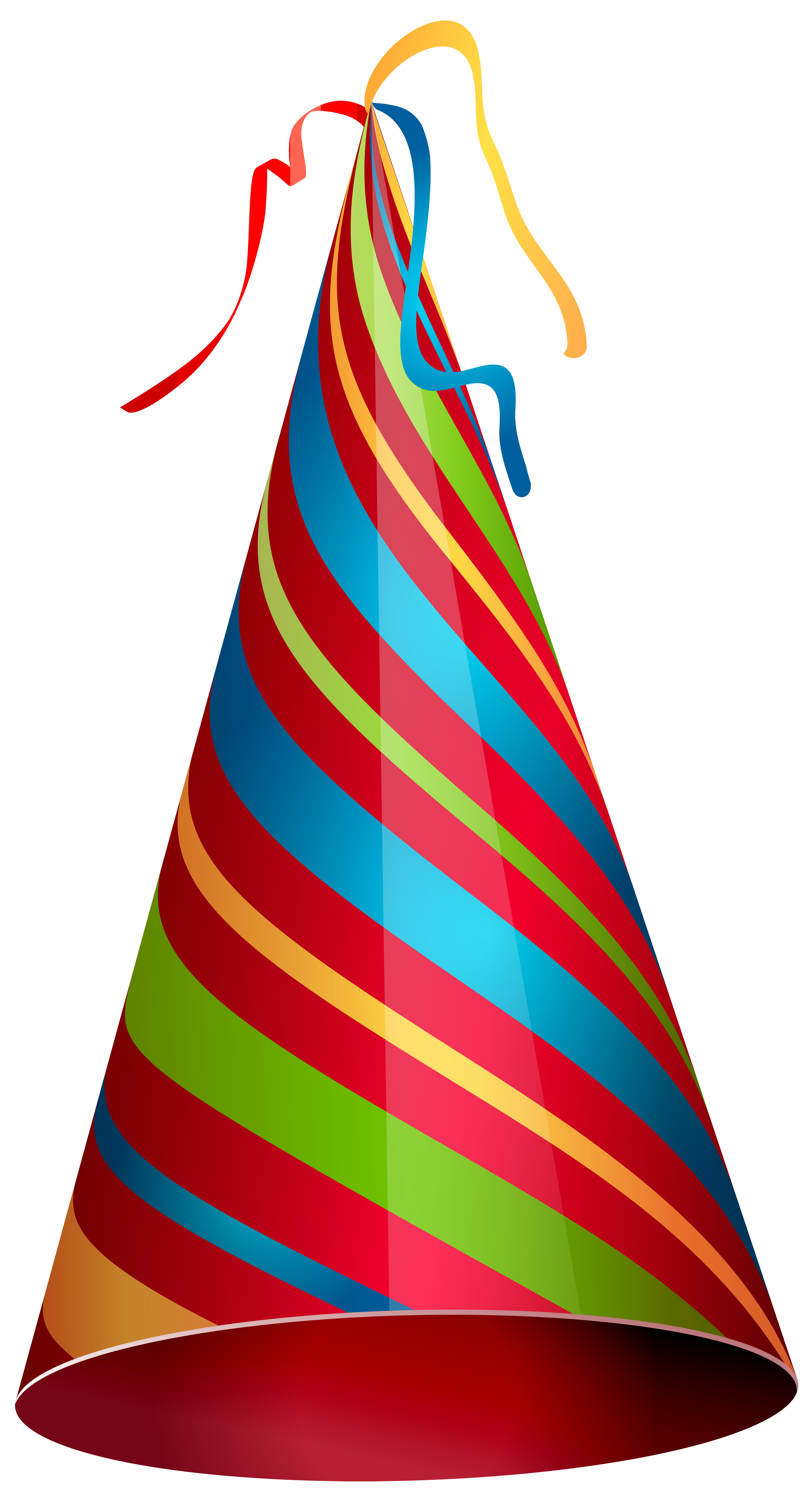 4333x8000 Party Hat Clipart Transparent Background