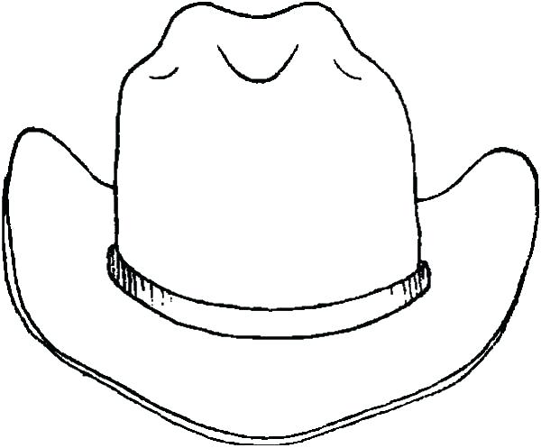 600x497 Snow Hat Coloring Page Awesome Cowboy For Preschool Thaypiniphone