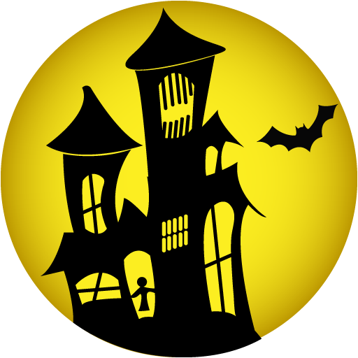 512x512 Horror Clipart Haunted Castle