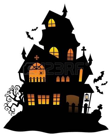 368x450 Castle Clipart Haunted
