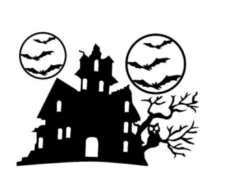 340x270 Haunted House Clipart Haunted Tree