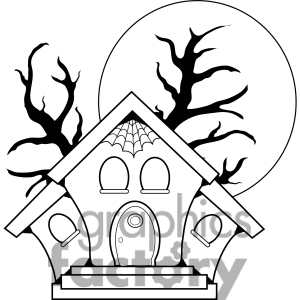 300x300 Haunted House Clipart Black And White Many Interesting Cliparts