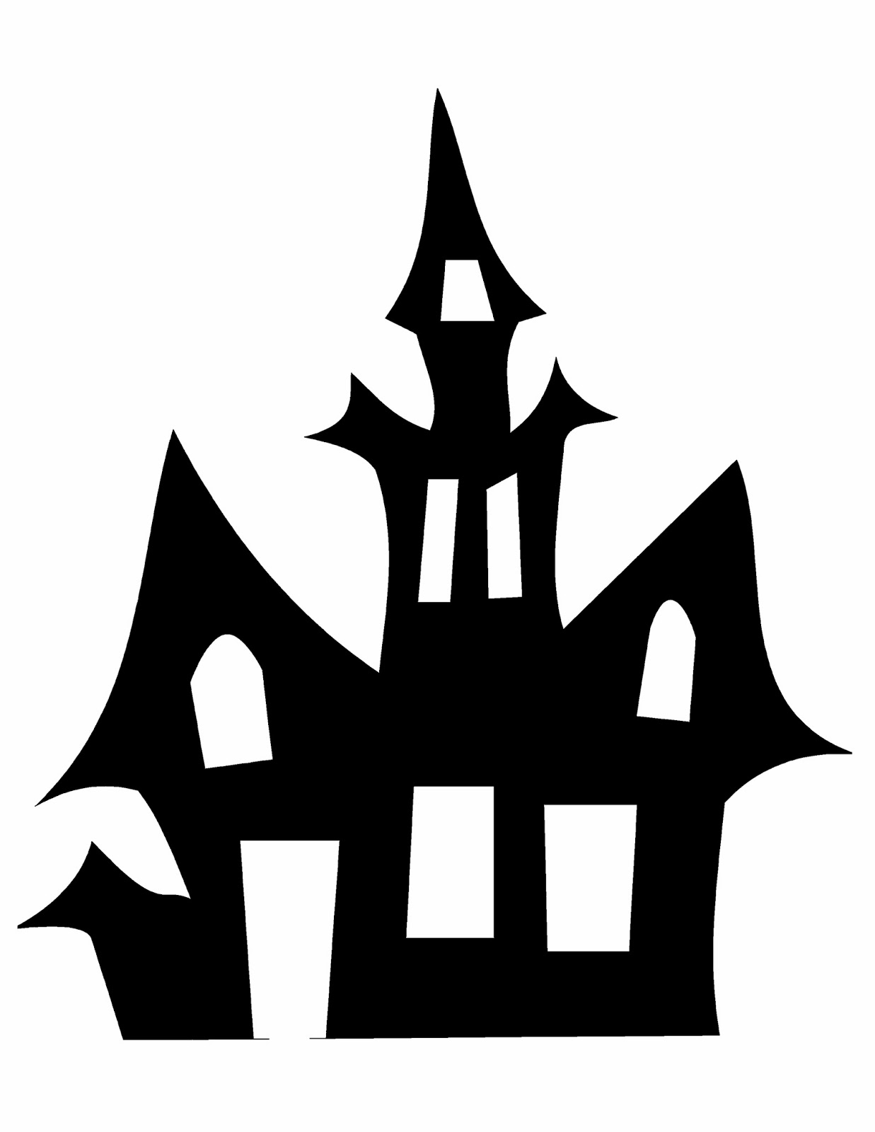 1237x1600 Clip Art Haunted House Clip Art