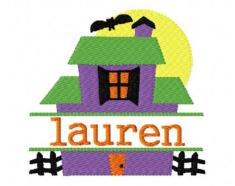 340x270 Haunted House Pattern Etsy