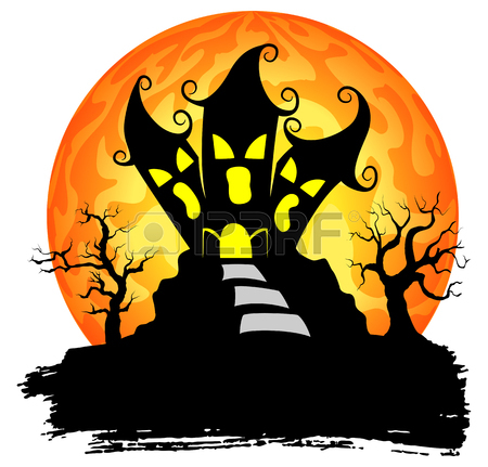 Haunted House Silhouette