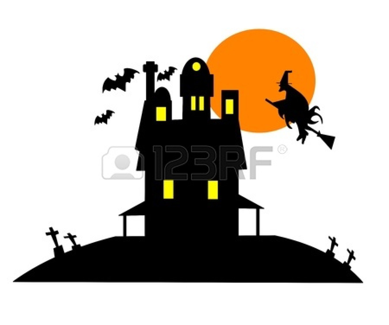 1350x1128 Haunted House Clipart Halloween Graveyard