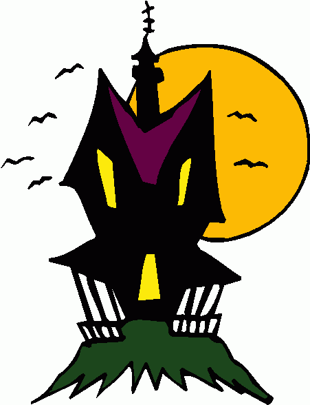 451x588 Haunted House Clip Art