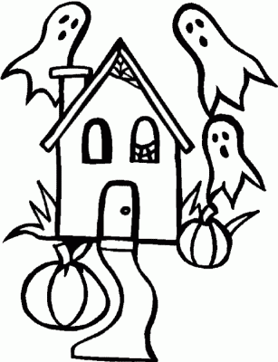 307x400 House Template Clipart