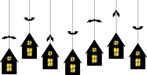 470x240 Halloween Crafts Haunted House Luminary Amp Party Treat Box