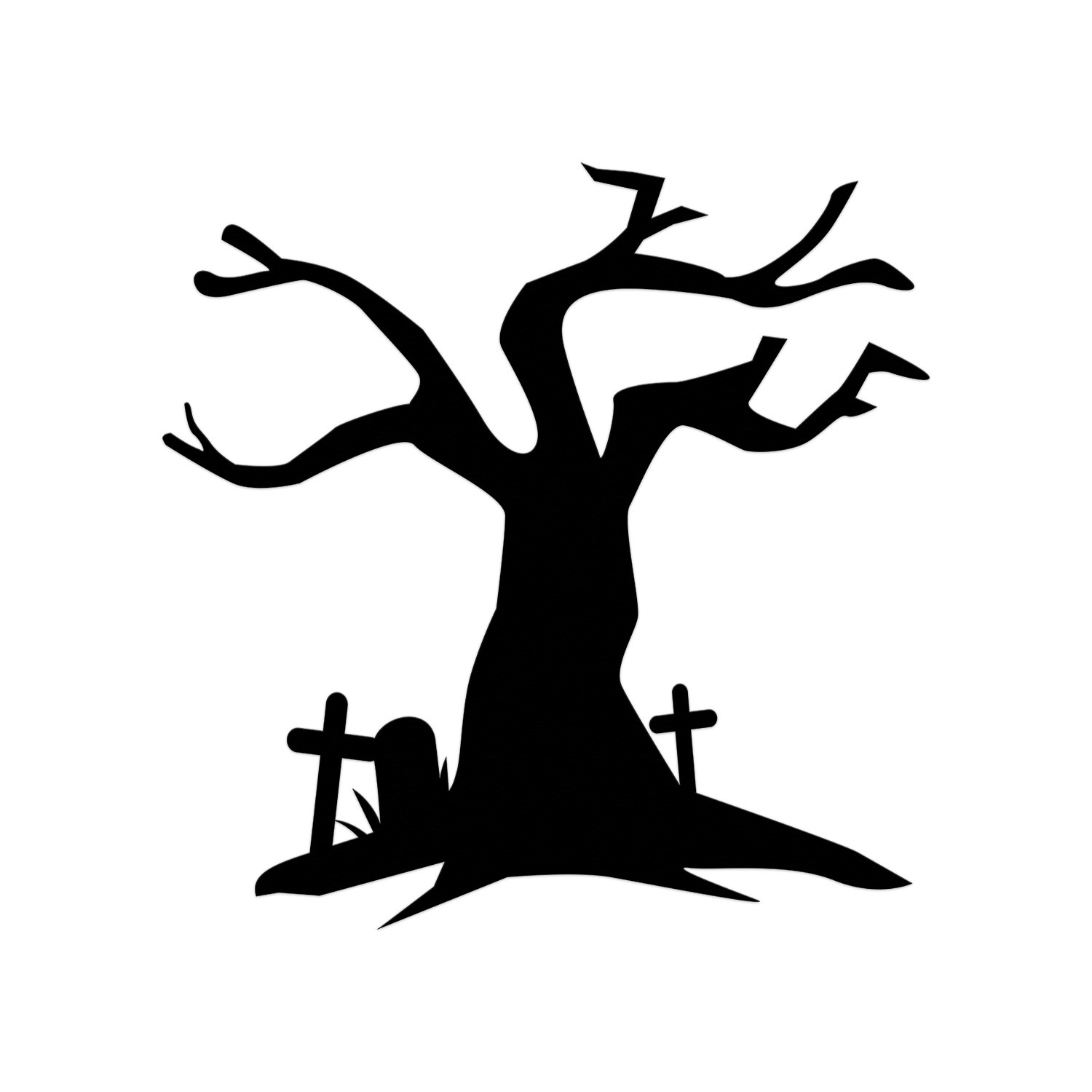 1500x1500 Haunted House Clipart Haunted Tree