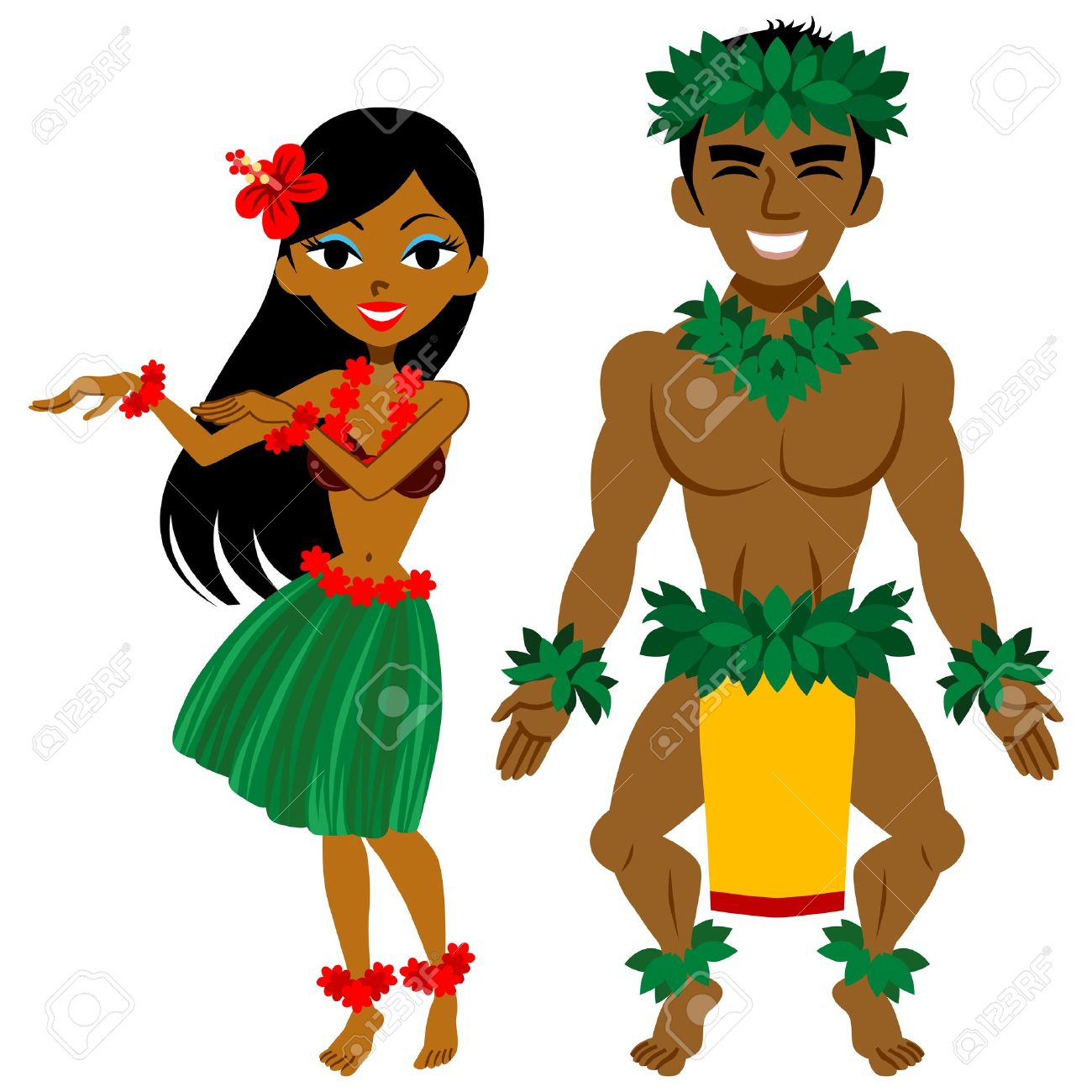 1300x1300 Hawaii Clipart Hawaiian Man