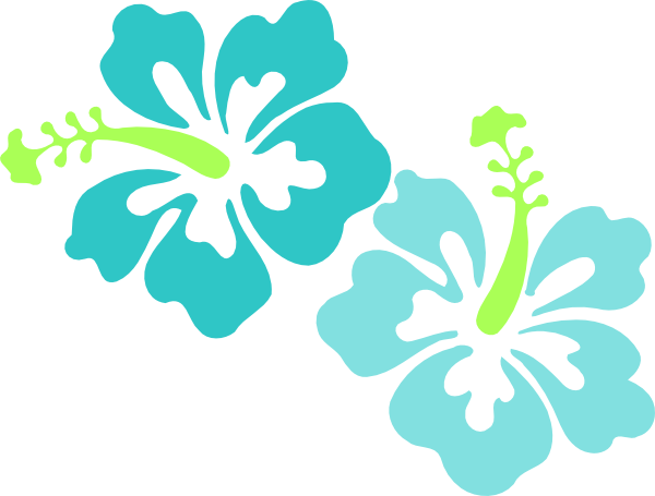 600x455 Hawaiian Flowers Clipart