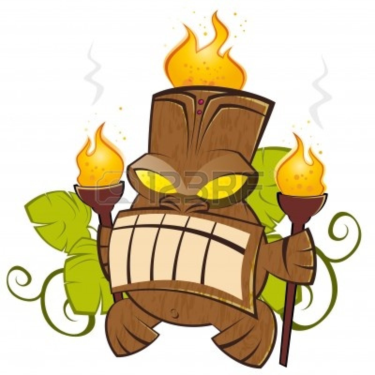 1200x1200 Tiki Mask Clipart