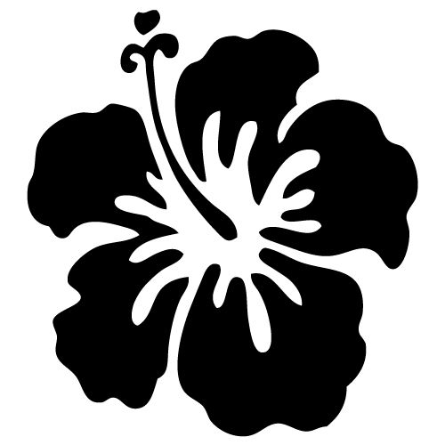 Hawaiian Clipart Black And White | Free download on ClipArtMag