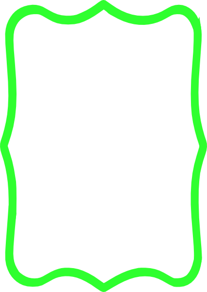 426x599 Green Border Clip Art