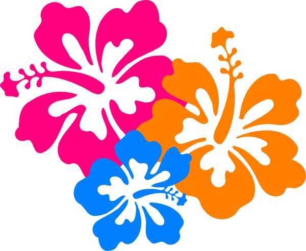600x492 Hawaiian Flower Clip Art Borders Free Clipart Images 4