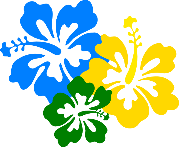 600x492 Purple Hibiscus Flower Clipart