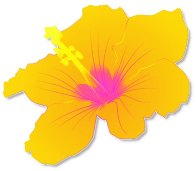 400x350 Tropical Free Hawaiian Clip Art Hawaiian Flower Hawaiian Luau 5