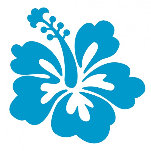 600x600 Hawaiian Flowers Clip Art