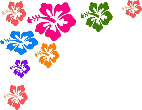 600x467 Hibiscus Flower Coloring Page Clipart Panda