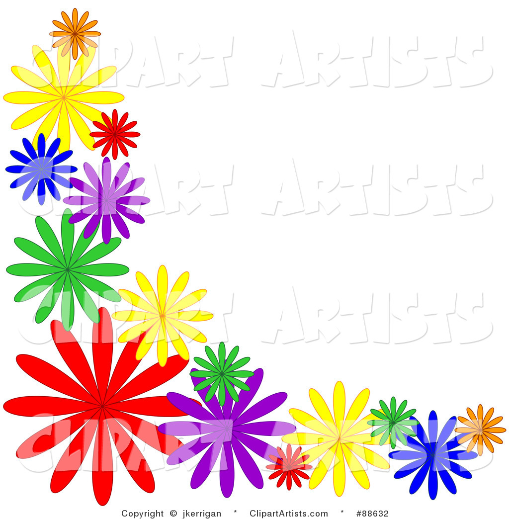 1024x1044 Flower Line Borders Clip Art