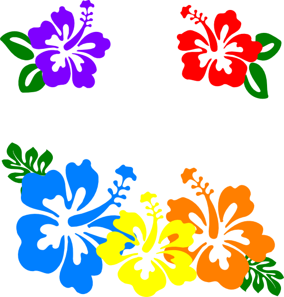 570x596 Hawaiian Clip Art Borders Free