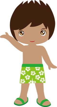 236x439 Hawaii Clipart Little Boy