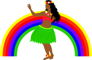 300x197 Hula Clipart Image